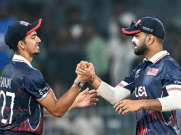 टी20 वर्ल्ड कप: अमेरिका ने नामीबिया को हराकर सुपर 8 की उम्मीदें बरकरार रखीं!