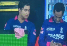 IPL 2026: राजस्थान रॉयल्स के मैनेजर पर डगआउट में फोन इस्तेमाल को लेकर विवाद!